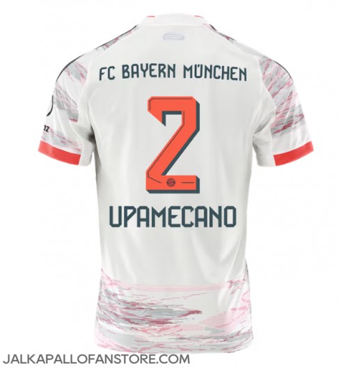 Bayern Munich Dayot Upamecano #2 Vieraspaita 2025-26 Lyhythihainen Bayern Munich Dayot Upamecano #2 Vieraspaita 2025-26 Lyhythihainen